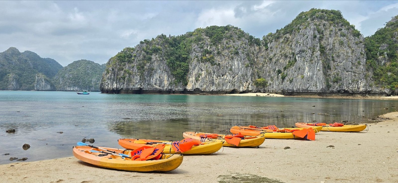 Ch&egrave;o Thuyền Kayak ở C&aacute;t B&agrave;